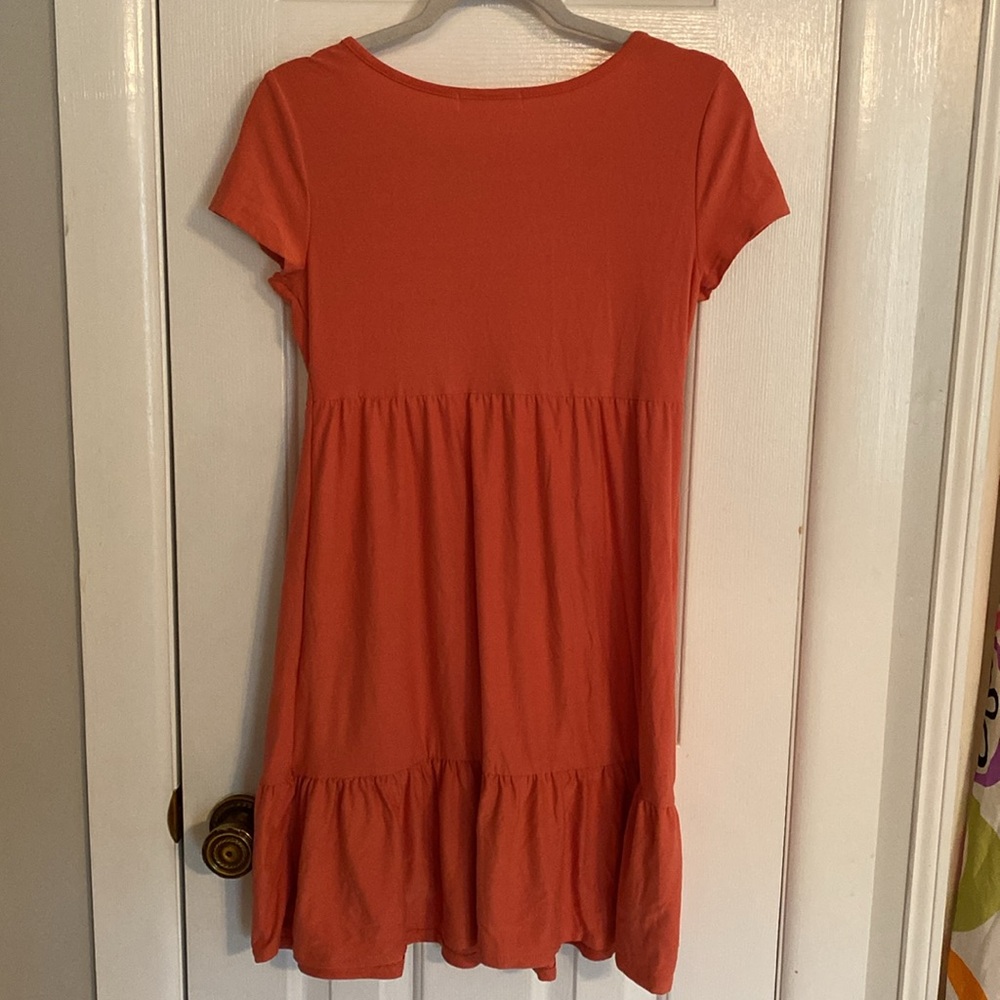 Planet Gold Ruffle Dress - Picture 3 of 4
